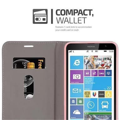 Nokia Lumia 1320 lommebokdeksel etui (grå)