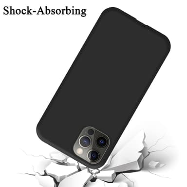 iPhone 13 silikondeksel case (svart)