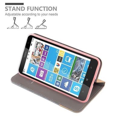 Nokia Lumia 1320 lommebokdeksel etui (grå)