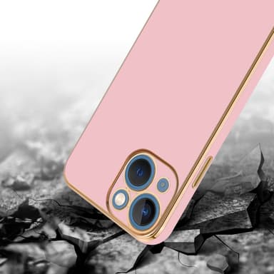 iPhone 13 MINI silikondeksel case (rosa)