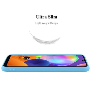 Deksel Samsung Galaxy A31 Silikon cover (blå)