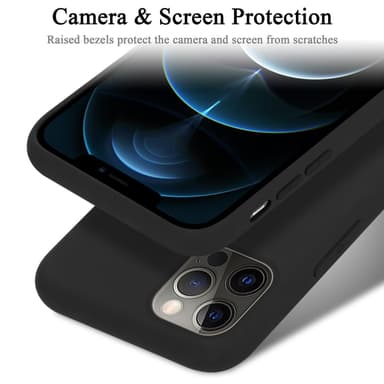 iPhone 13 silikondeksel case (svart)