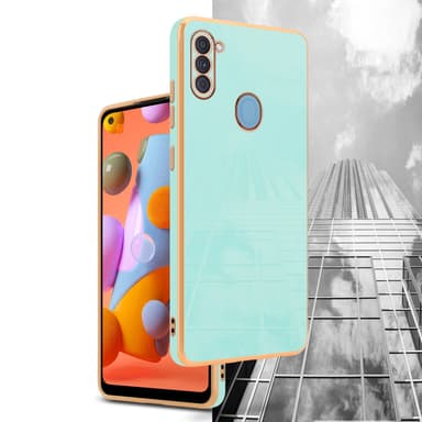 Samsung Galaxy A11 / M11 silikondeksel case (grønn)