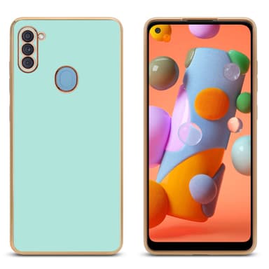 Samsung Galaxy A11 / M11 silikondeksel case (grønn)