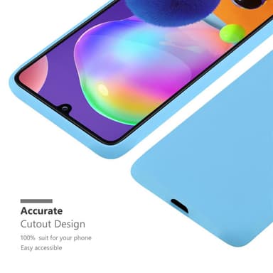 Deksel Samsung Galaxy A31 Silikon cover (blå)