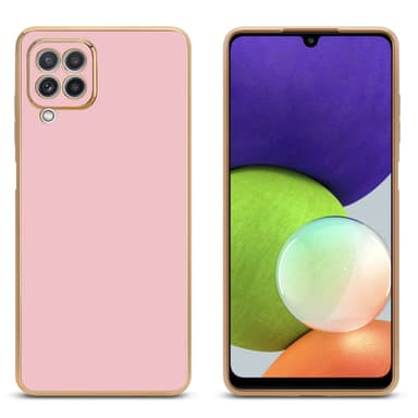Samsung Galaxy M22 / M32 4G silikondeksel case (rosa)