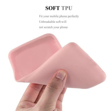 Deksel iPhone 11 PRO MAX Silikon cover (rosa)