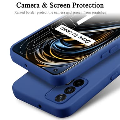 Realme GT silikondeksel case (Blå)