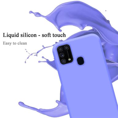 Samsung Galaxy M31 silikondeksel case (lilla)