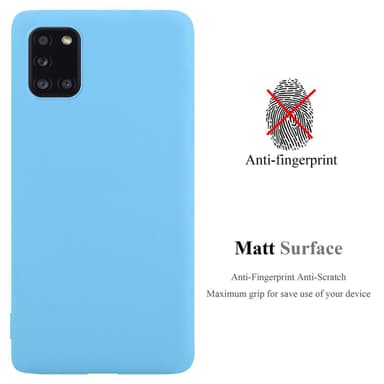 Deksel Samsung Galaxy A31 Silikon cover (blå)