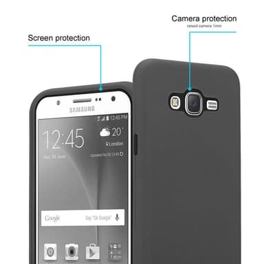 Samsung Galaxy J7 2015 Deksel Case Cover (grå)