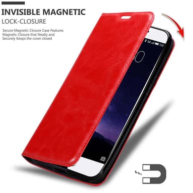 MEIZU MX6 lommebokdeksel case (rød)