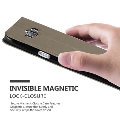 Samsung Galaxy A8 2015 lommebokdeksel cover (brun)