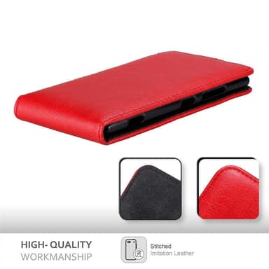 Nokia Lumia 925 deksel flip cover (rød)