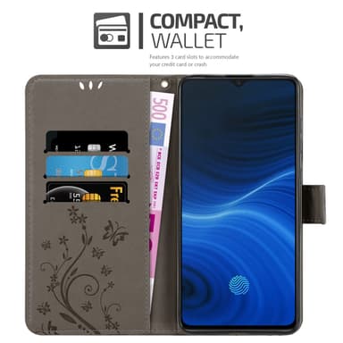 Realme X2 PRO / Oppo Reno Ace lommebokdeksel Blomster