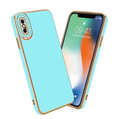 iPhone X / XS silikondeksel cover (turkis)