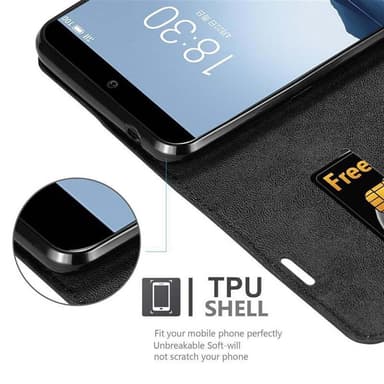 MEIZU 15 lommebokdeksel case (svart)