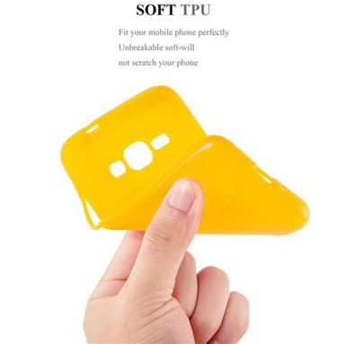 Samsung Galaxy J1 2015 Deksel Case Cover (gul)