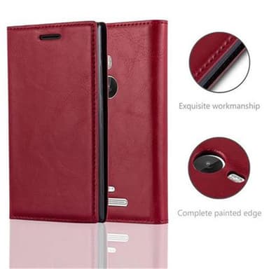 Nokia Lumia 925 lommebokdeksel case (rød)