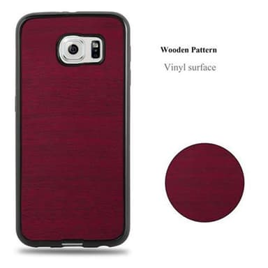 Samsung Galaxy S6 Deksel Case Cover (rød)
