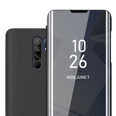 Xiaomi RedMi 9 lommebokdeksel etui (svart)