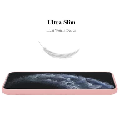 Deksel iPhone 11 PRO MAX Silikon cover (rosa)