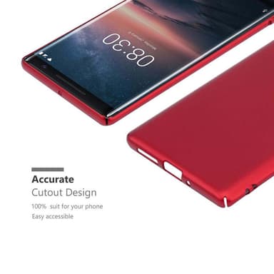 Deksel Nokia 8 Sirocco Case Cover (rød)