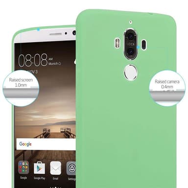 Deksel Huawei MATE 9 Silikon cover (grønn)