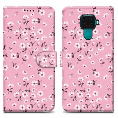 Huawei MATE 30 LITE lommebokdeksel etui (rosa)