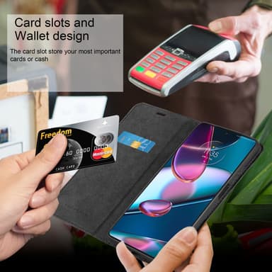 Motorola EDGE 30 PRO / EDGE+ lommebokdeksel case