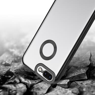 iPhone 7 PLUS / 7S PLUS / 8 PLUS silikondeksel Krom