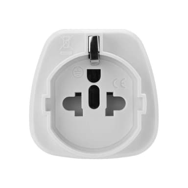 4x Socket Adapter Reise Plug Converter (type b til eu)