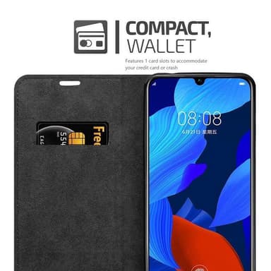 Huawei NOVA 5 / 5 PRO lommebokdeksel case (svart)