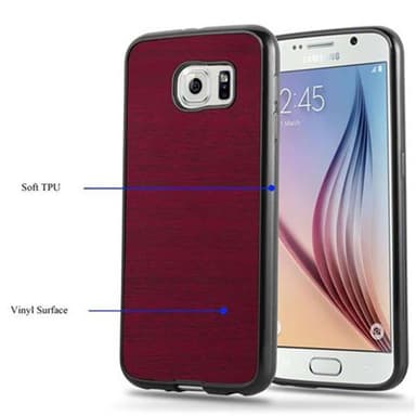 Samsung Galaxy S6 Deksel Case Cover (rød)