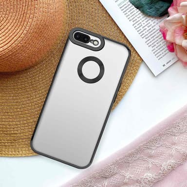 iPhone 7 PLUS / 7S PLUS / 8 PLUS silikondeksel Krom