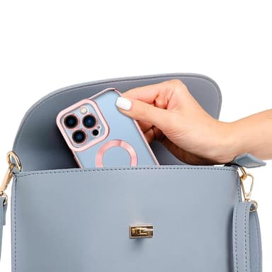 iPhone 13 PRO silikondeksel Krom case (gjennomsiktig)