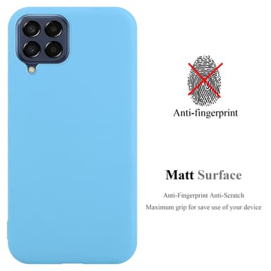 Deksel Samsung Galaxy M33 5G Silikon cover (blå)