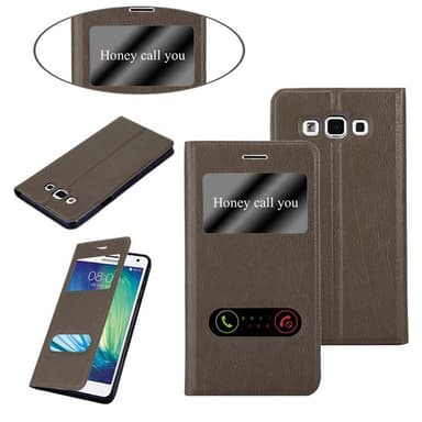 Samsung Galaxy A7 2015 lommebokdeksel cover (brun)