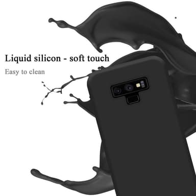 Samsung Galaxy NOTE 9 silikondeksel case (svart)