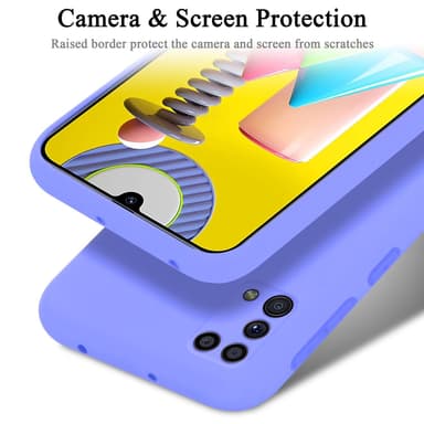 Samsung Galaxy M31 silikondeksel case (lilla)