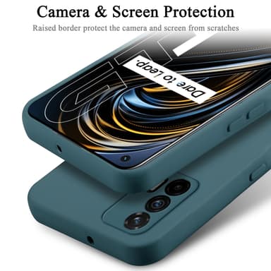 Realme GT silikondeksel case (Grønn)
