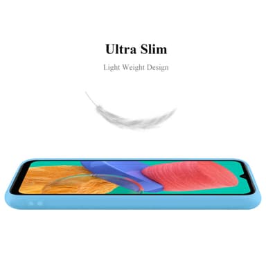 Deksel Samsung Galaxy M33 5G Silikon cover (blå)