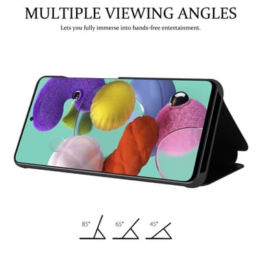 Samsung Galaxy A51 5G lommebokdeksel etui (Svart)