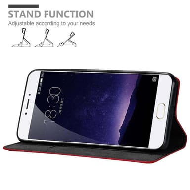MEIZU MX6 lommebokdeksel case (rød)