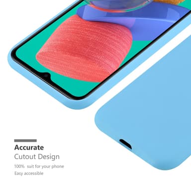 Deksel Samsung Galaxy M33 5G Silikon cover (blå)