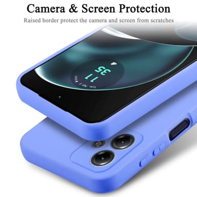 Motorola Moto G14 silikondeksel case (Lilla)