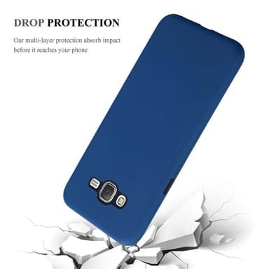 Samsung Galaxy J7 2015 Deksel Case Cover (blå)