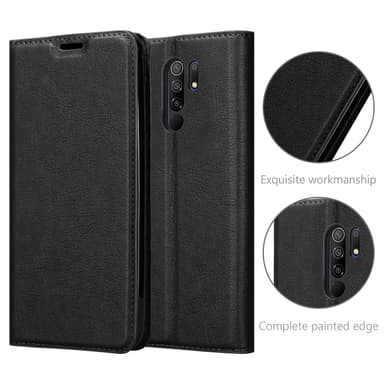 Xiaomi RedMi 9 lommebokdeksel case (svart)