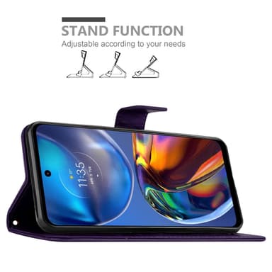 Motorola MOTO E32 4G / E32S lommebokdeksel Blomster