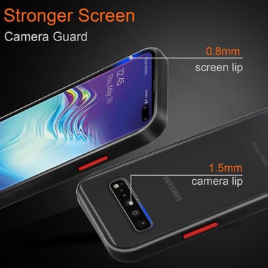 Samsung Galaxy S10 4G Deksel Case Cover (gjennomsiktig)